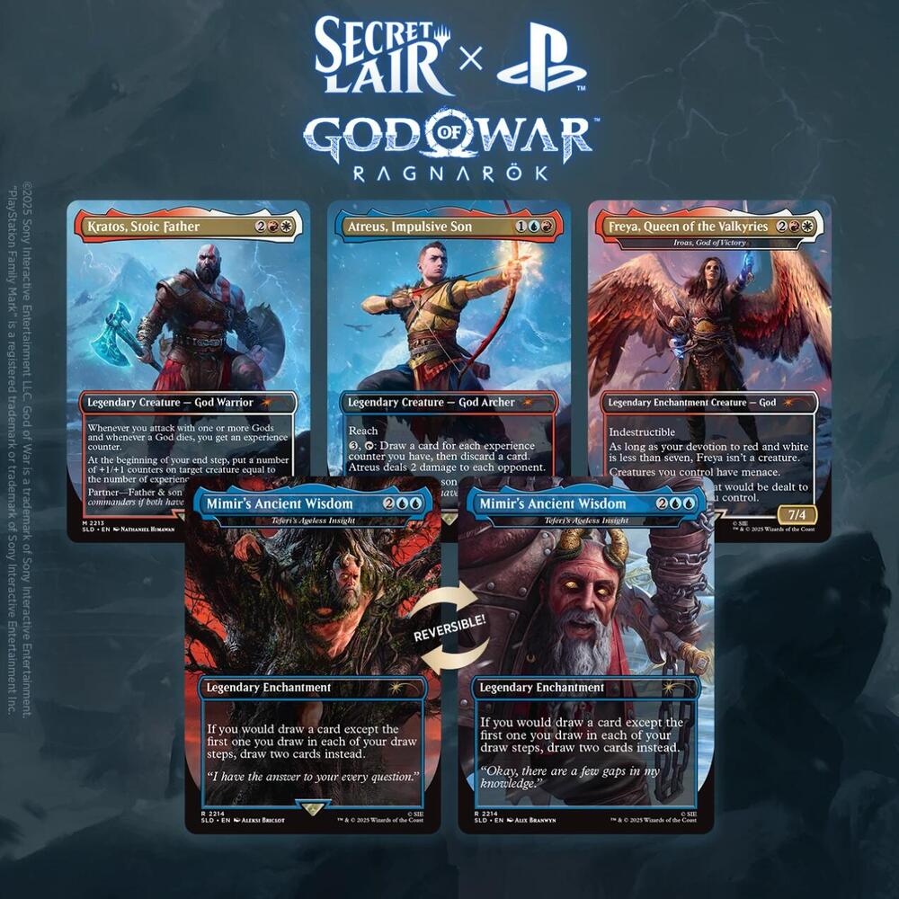 Magic: Playstation Secret Lair: God Of War: Norse (Nonfoil)