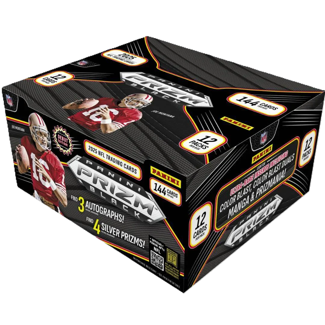 2025 Panini Prizm Black Football Hobby Box